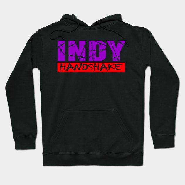 Extreme Indy Handshake logo Hoodie by Indy Handshake